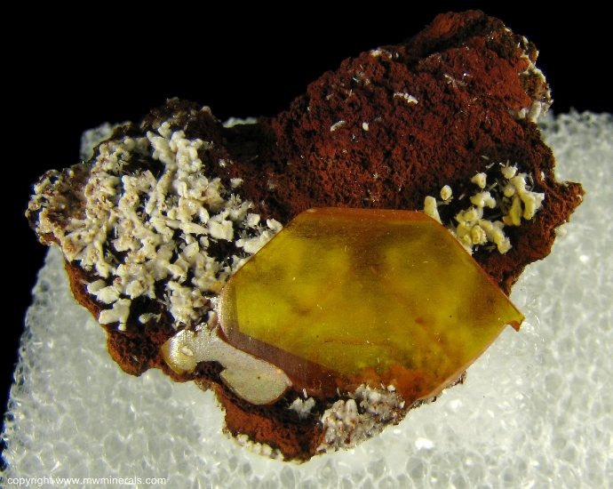 Mineral Specimen: Wulfenite from Mina Ojuela, Mapimi, Durango, Mexico