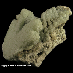 Mineral Specimen: Prehnite Pseudomorphs from Boyleston Quarry, Barrhead, Strathclyde, Scotland Mineral Specimen: Prehnite Pseudomorphs from Boyleston Quarry, Barrhead, Strathclyde, Scotland