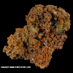 Mineral Specimen: Wulfenite, Mimetite from Mina Ojuela, Mapimi, Durango, Mexico Mineral Specimen: Wulfenite, Mimetite from Mina Ojuela, Mapimi, Durango, Mexico