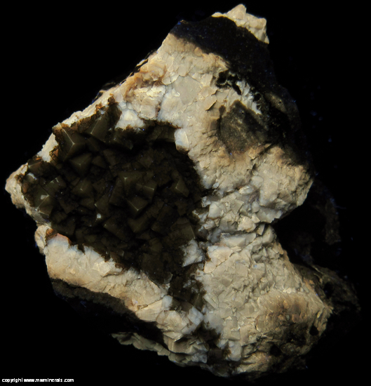 Fluorescent Mineral Specimen: Iridescent Rootbeer Fluorite from Auglaze Quarry, Defiance, Ohio, USA Fluorescent Mineral Specimen: Iridescent Rootbeer Fluorite from Auglaze Quarry, Defiance, Ohio, USA