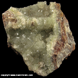 Minerals Specimen: Green Quartz (Unidentified Inclusions) from Chihuahua, Mexico