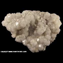 Mineral Specimen: Fluorescent Calcite on Analcime from Croft Quarry, Croft, Leicestershire, England Mineral Specimen: Fluorescent Calcite on Analcime from Croft Quarry, Croft, Leicestershire, England