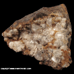 Mineral Specimen: Highly Modified Fluorite Crystals, Calcite, Chalcopyrite, Galena, Dolomite from Wheal Mary Ann, Menheniot, Liskeard District, Cornwall, England Mineral Specimen: Highly Modified Fluorite Crystals, Calcite, Chalcopyrite, Galena, Dolomite from Wheal Mary Ann, Menheniot, Liskeard District, Cornwall, England