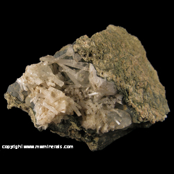 Mineral Specimen: Natrolite, Analcime, Prehnite, Pumpellyite, Datolite?, Calcite, Hematite? from Rauschermuhle Quarry, Niederkirchen, Otterberg, Palatinate, Rhineland-Palatinate, Germany