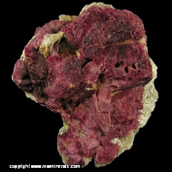 Minerals Specimen: Ruby Corundum, Mavinite from Mysore District, Karnataka, India Minerals Specimen: Ruby Corundum, Mavinite from Mysore District, Karnataka, India