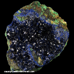 Minerals Specimen: Azurite, Malacite from Liufengshan Mine, Guichi District, Chizhou Prefecture, Anhui Province, China Minerals Specimen: Azurite, Malacite from Liufengshan Mine, Guichi District, Chizhou Prefecture, Anhui Province, China