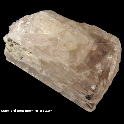Minerals Specimen: Danburite with Minor Calcite from Mina Aurora, Charcas, San Luis Potosi, Mexico Minerals Specimen: Danburite with Minor Calcite from Mina Aurora, Charcas, San Luis Potosi, Mexico