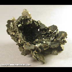 Mineral Specimen: Marcasite Pseudomorph/Cast from Joplin Field, Tri-State District, Jasper Co., Missouri Mineral Specimen: Marcasite Pseudomorph/Cast from Joplin Field, Tri-State District, Jasper Co., Missouri