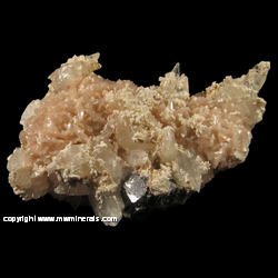 Mineral Specimen: Dolomite, Calcite, Sphalerite from Media Quarry (Galbraith Quarry), Media Township, near Smithshire, Henderson Co., Illinois Mineral Specimen: Dolomite, Calcite, Sphalerite from Media Quarry (Galbraith Quarry), Media Township, near Smithshire, Henderson Co., Illinois