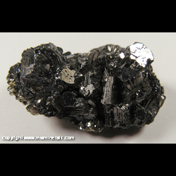 Mineral Specimen: Boulangerite Pyrite from Julcani District, Angaraes Province, Huancavelica Department, Peru Mineral Specimen: Boulangerite Pyrite from Julcani District, Angaraes Province, Huancavelica Department, Peru