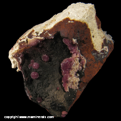 Minerals Specimen: Strengite from Indian Mountain, Cherokkee Co., Alabama Minerals Specimen: Strengite from Indian Mountain, Cherokkee Co., Alabama