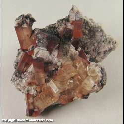 Mineral Specimen: Topaz with Included Rutile Sprinkled with Hematite from Tepetate, Mun. de Villa de Arriaga, San Luis Potosi, Mexico Mineral Specimen: Topaz with Included Rutile Sprinkled with Hematite from Tepetate, Mun. de Villa de Arriaga, San Luis Potosi, Mexico