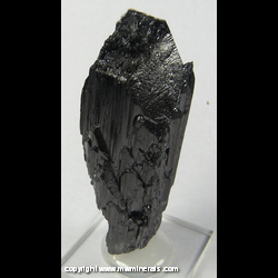 Mineral Specimen: Ferberite, Druze Quartz from Yaogangxian Mine, Yizhang Co., Chenzhou Prefecture, Hunan Province, China Mineral Specimen: Ferberite, Druze Quartz from Yaogangxian Mine, Yizhang Co., Chenzhou Prefecture, Hunan Province, China
