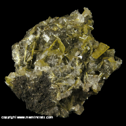 Mineral Specimen: Wulfenite, Calcite from Durango, Mexico Mineral Specimen: Wulfenite, Calcite from Durango, Mexico