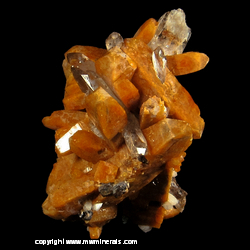 Mineral Specimen: Zircon, Quartz, Aegirine, Galena from Mt. Malosa, Zomba, Malawi