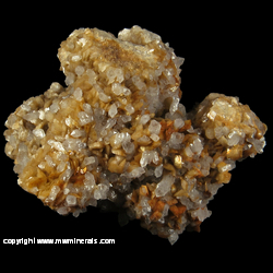Mineral Specimen: Iridescent Siderite Quartz Utah from Burgin Mine, East Tintic District, East Tintic Mts, Utah Co, Utah Mineral Specimen: Iridescent Siderite Quartz Utah from Burgin Mine, East Tintic District, East Tintic Mts, Utah Co, Utah