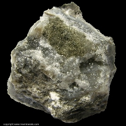 Minerals Specimen: Millerite from Wallace Stone Company Quarry, Pigeon, Huron County, Michigan