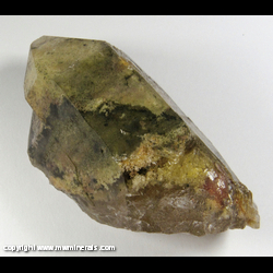 Mineral Specimen: Lodolite (Included) Quartz - Partially Oxidized Chlorite from Minas Gerais, Brazil