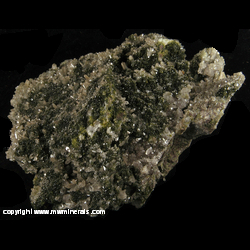 Mineral Specimen: Quartz and Epidote from Centennial Mine, Centennial, Houghton Co., Michigan Mineral Specimen: Quartz and Epidote from Centennial Mine, Centennial, Houghton Co., Michigan