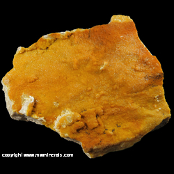 Mineral Specimen: Yellow/Orange Smithsonite variety Turkey Fat (with Included Greenockite) from Philadelphia Mine, Rush, Rush Creek District, Marion Co., Arkansas Mineral Specimen: Yellow/Orange Smithsonite variety Turkey Fat (with Included Greenockite) from Philadelphia Mine, Rush, Rush Creek District, Marion Co., Arkansas