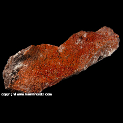 Mineral Specimen: Vanadinite, Calcite, Fluorite from Pure Potential Mine, Silver District, Trigo Mts., La Paz Co., Arizona Mineral Specimen: Vanadinite, Calcite, Fluorite from Pure Potential Mine, Silver District, Trigo Mts., La Paz Co., Arizona