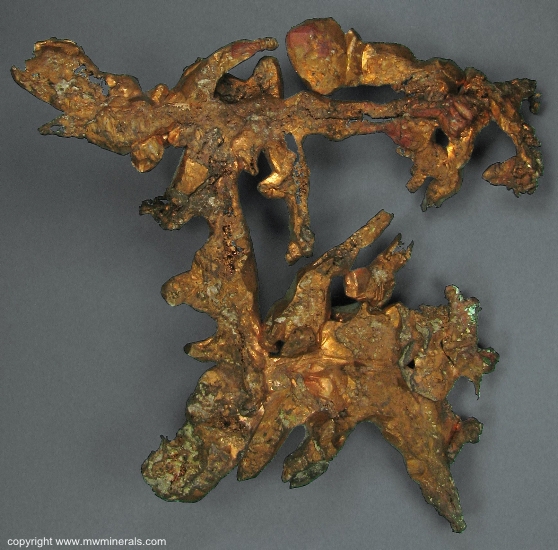 Mineral Specimen: Copper Crystals from Qunicy Mine, Hancock, Houghton County, Michigan, USA