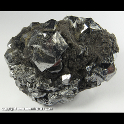 Minerals Specimen: Skutterudite Crystals from Aghbar Mine, Bou Azzer, Tazenakht, Quarzazate, Morocco Minerals Specimen: Skutterudite Crystals from Aghbar Mine, Bou Azzer, Tazenakht, Quarzazate, Morocco