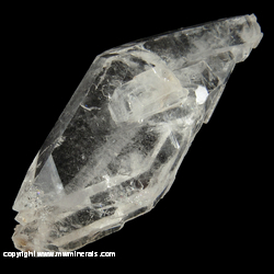 Mineral Specimen: Faden Alpine Quartz from Wanna, NWFP, Pakistan Mineral Specimen: Faden Alpine Quartz from Wanna, NWFP, Pakistan