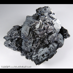 Mineral Specimen: Galena with Various Crystal Habits from Krushev dol deposit, Krushev dol mine, Madan ore field, Rhodope Mts, Smolyan Oblast, Bulgaria