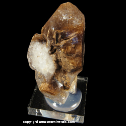 Mineral Specimen: Rutile Epitaxial Growth on Hematite Included in Quartz (Rutialted Quartz) from Svetlinskoe quartz deposit, Kochkar' Dist., Plast, Chelyabinsk Oblast', Southern Urals, Urals Region, Russia