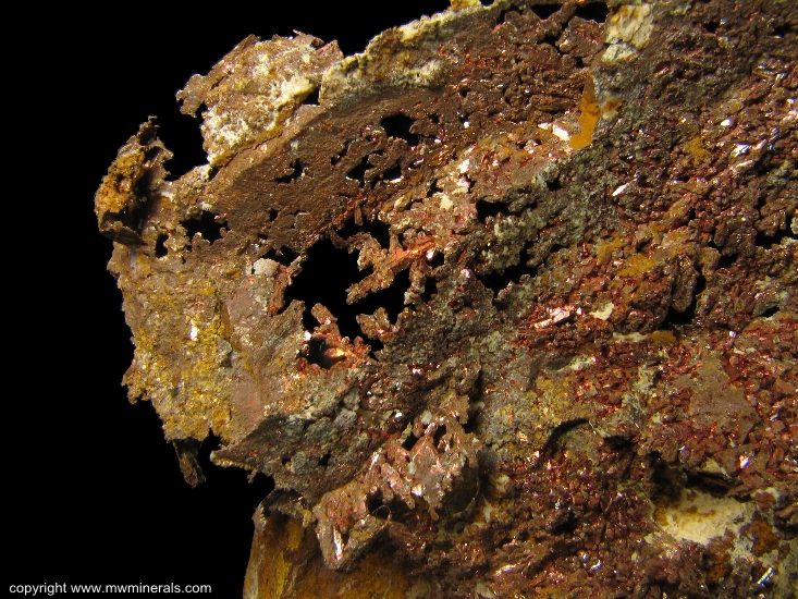 Mineral Specimen: Copper Attached to Host Rock from Cheng Men Shan  Deposit, Jiurui Mining District, Jiujiang County, Jiujiang Prefecture, Jiangxi Province, China