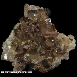 Mineral Specimen: Twinned Dolomite, Magnesite, Hematite from Brumado, Bahia, Brazil