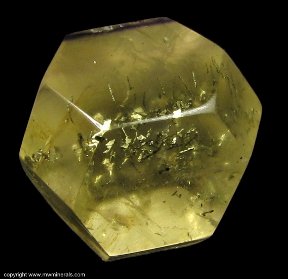 Mineral Specimen: Polished Fluorite with Chalcopyrite Inclusions from Cave-In-Rock, Hardin County, Illinois