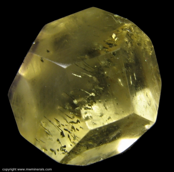 Mineral Specimen: Polished Fluorite with Chalcopyrite Inclusions from Cave-In-Rock, Hardin County, Illinois