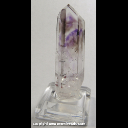 Minerals Specimen: Phantom Amethyst/Smoky Quartz with Included Hematite from Goboboseb Mountains, Brandberg Area, Erongo Region, Namibia Minerals Specimen: Phantom Amethyst/Smoky Quartz with Included Hematite from Goboboseb Mountains, Brandberg Area, Erongo Region, Namibia