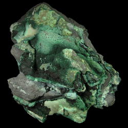 Mineral Specimen: Malachite, Hetrogenite from Katanga, Dem. Rep. of Congo Mineral Specimen: Malachite, Hetrogenite from Katanga, Dem. Rep. of Congo