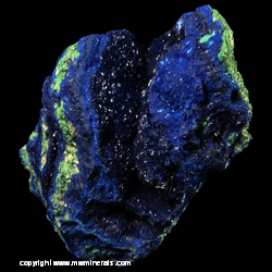 Mineral Specimen: Azurite, Malachite from Liufengshan Mine, Guichi District, Chizhou Prefecture, Anhui Province, China Mineral Specimen: Azurite, Malachite from Liufengshan Mine, Guichi District, Chizhou Prefecture, Anhui Province, China