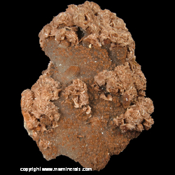 Mineral Specimen: Barite, Quartz, Hematite from Montreal Mine, Montreal, Iron Co., Wisconsin