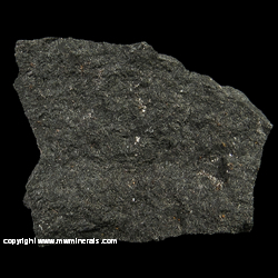 Mineral Specimen: Mackinawite in Sperpentinte Rock from Hitura Nickel Mine, Nivala, Northern Finland Region, Finland Mineral Specimen: Mackinawite in Sperpentinte Rock from Hitura Nickel Mine, Nivala, Northern Finland Region, Finland