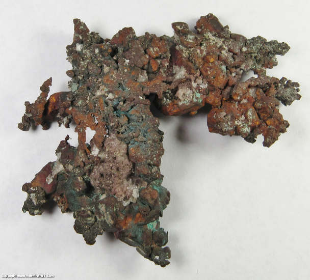 Mineral Specimen 6087 Copper, Quartz from Phoenix Mine, Keweenaw County