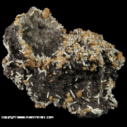 Mineral Specimen: Olmiite, Bultfonteinite from N'Chwaning II Mine, Kuruman, Kalahari manganese fields, Northern Cape Province, South Africa Mineral Specimen: Olmiite, Bultfonteinite from N'Chwaning II Mine, Kuruman, Kalahari manganese fields, Northern Cape Province, South Africa