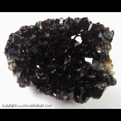 Mineral Specimen: Smoky Quartz with Included Hematite from Thunder Bay, Ontario, Canada Mineral Specimen: Smoky Quartz with Included Hematite from Thunder Bay, Ontario, Canada