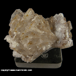 Mineral Specimen: Barite, Calcite from Serifos Island, Cyclade Islands, Kykl�des Pref., Aegean Islands Dept., Greece Mineral Specimen: Barite, Calcite from Serifos Island, Cyclade Islands, Kykl�des Pref., Aegean Islands Dept., Greece