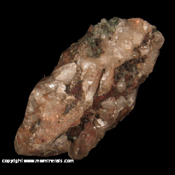 Mineral Specimen: Copper Included in Calcite, Epidote, Quartz, Copper from Centennial Mine, Centennial, Houghton Co., Michigan Mineral Specimen: Copper Included in Calcite, Epidote, Quartz, Copper from Centennial Mine, Centennial, Houghton Co., Michigan