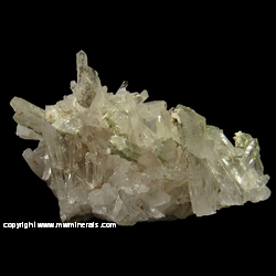 Mineral Specimen: Pumpellyite-(Mg), Quartz, Albite from Obri dul (Riesental), Krkonose Mtn (Riesengebirge), Hradec Kralove Region, Czech Republic Mineral Specimen: Pumpellyite-(Mg), Quartz, Albite from Obri dul (Riesental), Krkonose Mtn (Riesengebirge), Hradec Kralove Region, Czech Republic
