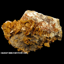 Mineral Specimen: Wulfenite from Friesach - Huttenberg area, Carinthia, Austria Mineral Specimen: Wulfenite from Friesach - Huttenberg area, Carinthia, Austria