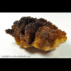 Mineral Specimen: Smithsonite variety: Turkey Fat Pseudomorph after Dolomite from Philadelphia Mine, Rush, Rush Creek District, Marion Co., Arkansas Mineral Specimen: Smithsonite variety: Turkey Fat Pseudomorph after Dolomite from Philadelphia Mine, Rush, Rush Creek District, Marion Co., Arkansas
