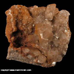 Mineral Specimen: Calcite with Included Hematite from Egremont, Cumbria, England Mineral Specimen: Calcite with Included Hematite from Egremont, Cumbria, England