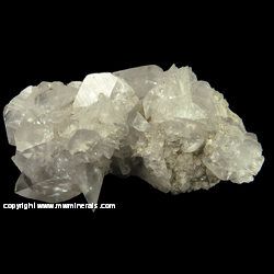 Mineral Specimen: Twinned Calcite with Minor Included Polydymite from Gray Quarry, Hamilton, Hancock Co., Illinois Mineral Specimen: Twinned Calcite with Minor Included Polydymite from Gray Quarry, Hamilton, Hancock Co., Illinois