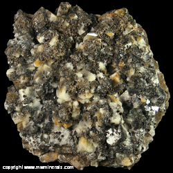 Minerals Specimen: Calcite Crystals with Small Casts from Santa Eulalia District, Mun. de Aquiles Serdan, Chihuahua, Mexico